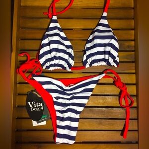 Double sided Brazilian bikini